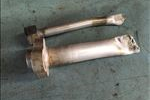 Brazed the ends shut
